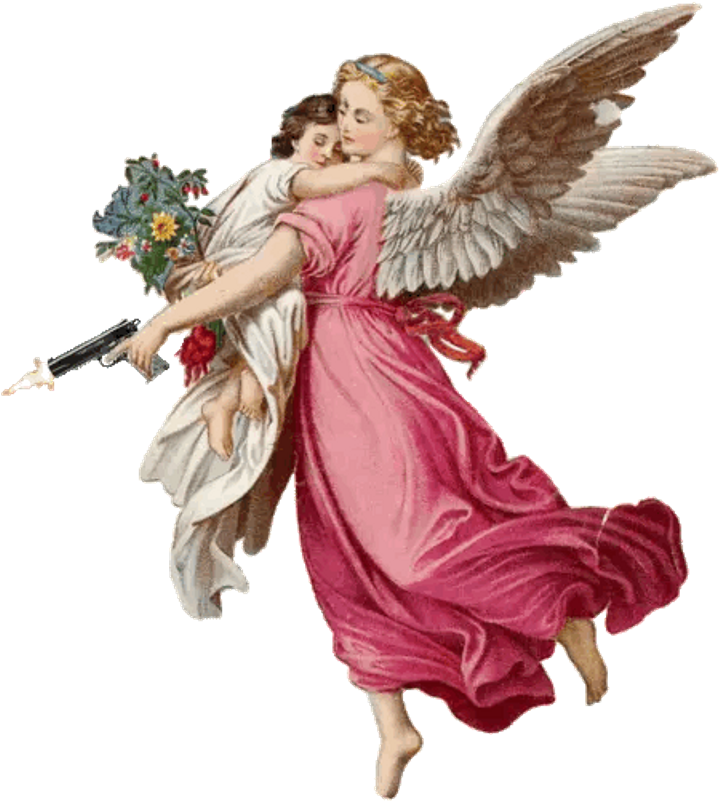 Vintage Angels Cherub Freetoedit (1024x811), Png Download