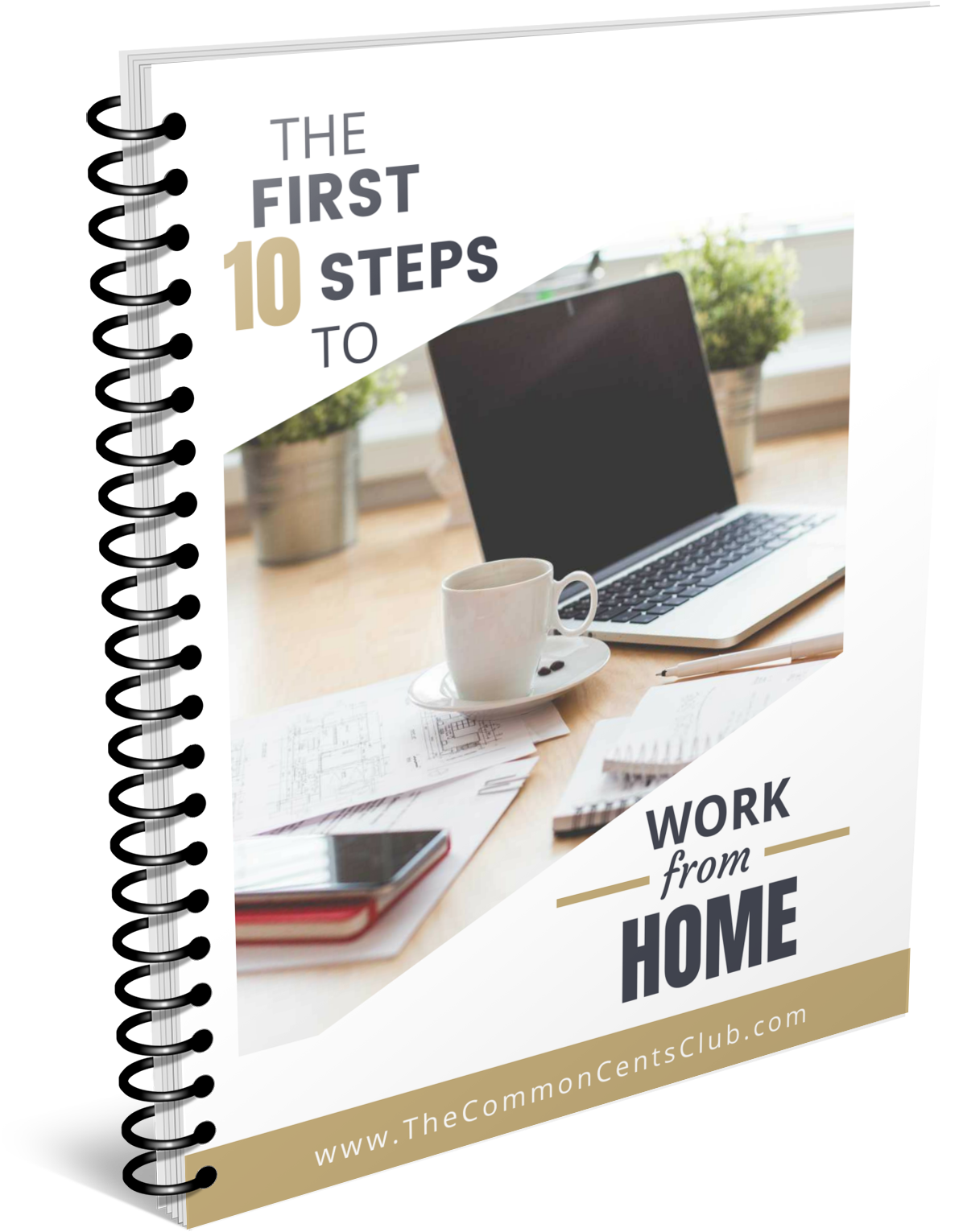 Get The First 10 Steps To Work From Home (1500x1650), Png Download