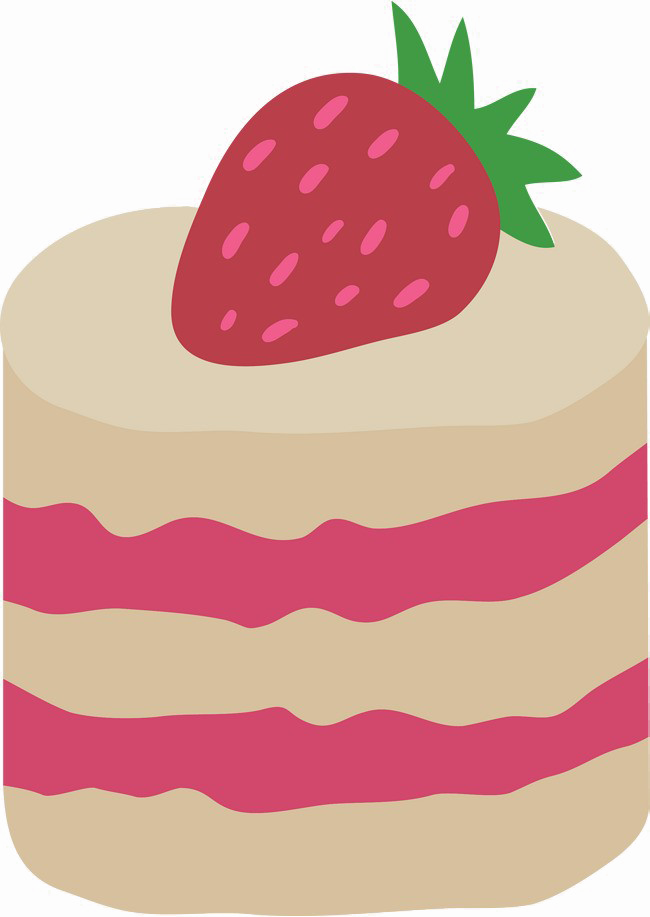 Strawberry Pudding Png Download Image (650x917), Png Download