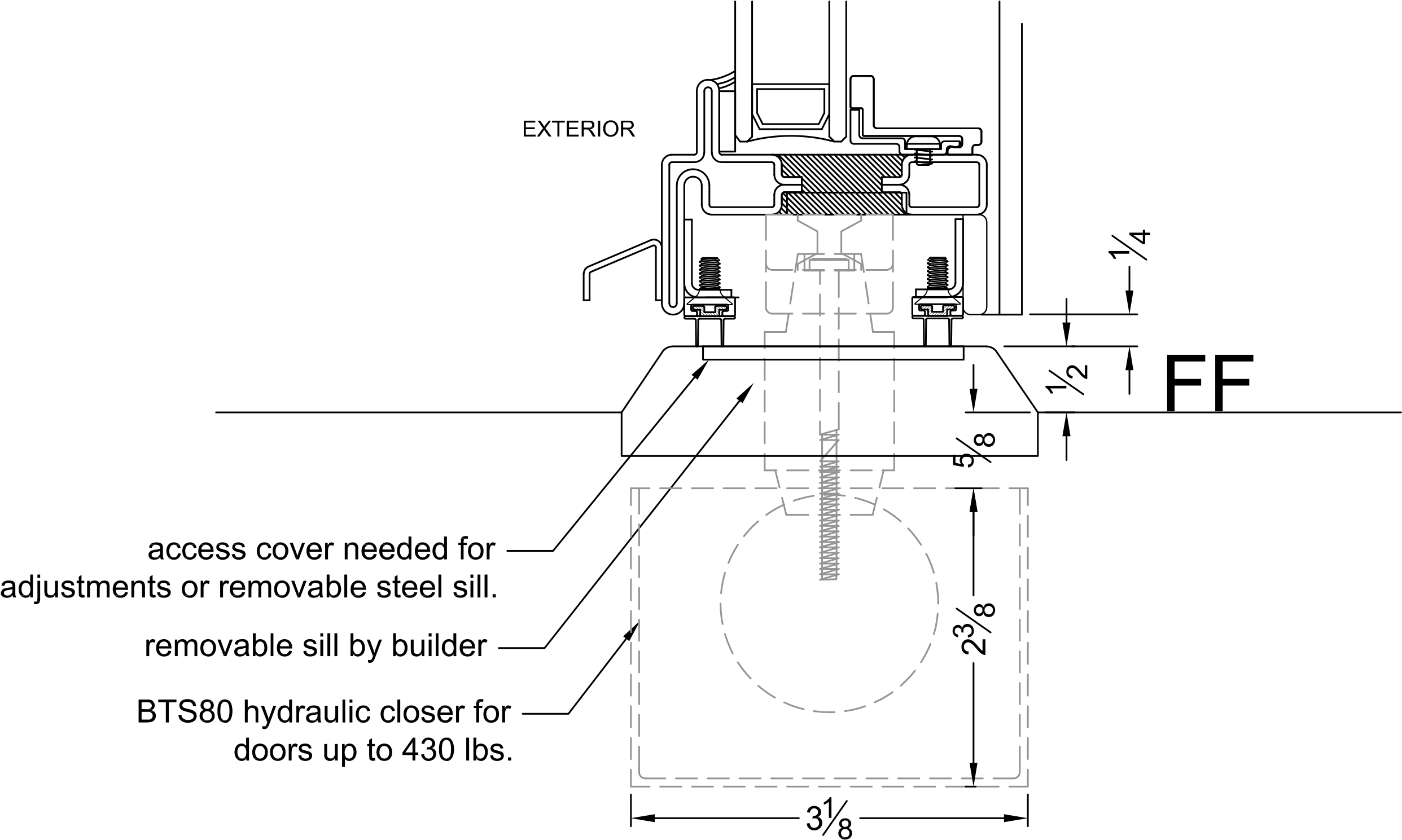 Drawn Doorway Pivot (2494x1492), Png Download