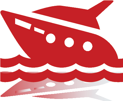 Charter Fishing Boat Icon (600x525), Png Download