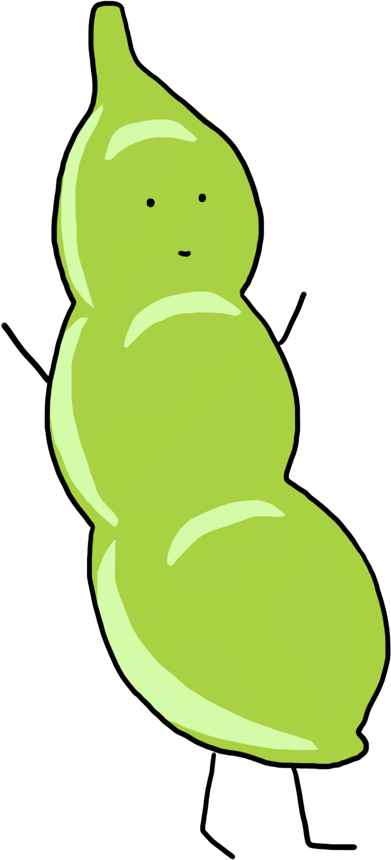 Cartoon Soybean Transprent Png - Soybean Drawing (1966x1966), Png Download