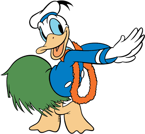 Donald Duck Clipart Classic - Vintage Donald Duck Png (500x467), Png Download
