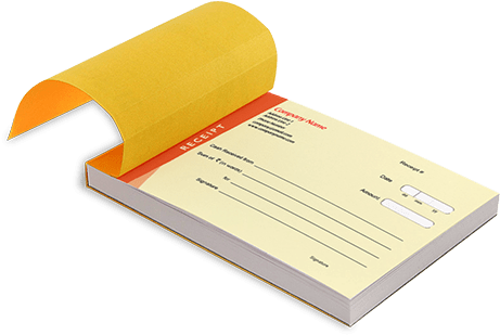 Bill Background Png - Receipt Book Format India (482x350), Png Download