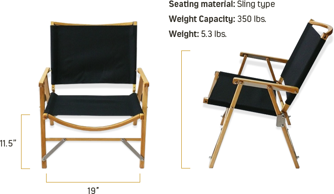 About Kermit Chair - Japanese Camping Chair (667x388), Png Download