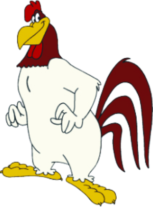 Foghorn Leghorn - Fog Horn Leg Horn (300x405), Png Download