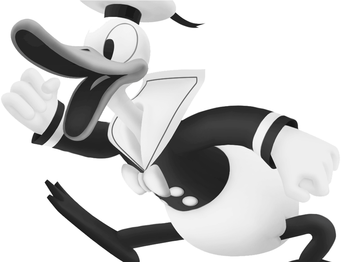 Donald Duck Clipart - Kh2 Sora Timeless River (1368x855), Png Download