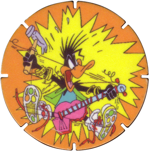 Tazos > Walkers > Looney Tunes 08 Daffy Duck - Looney Tunes Guitar (500x500), Png Download