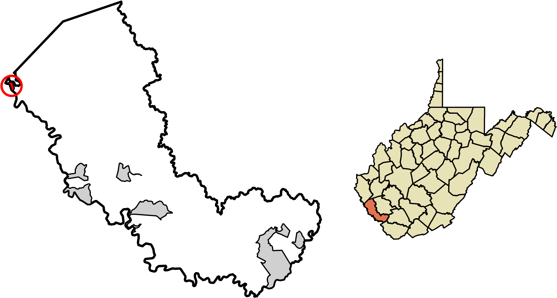 Open - County Wv (2000x1131), Png Download