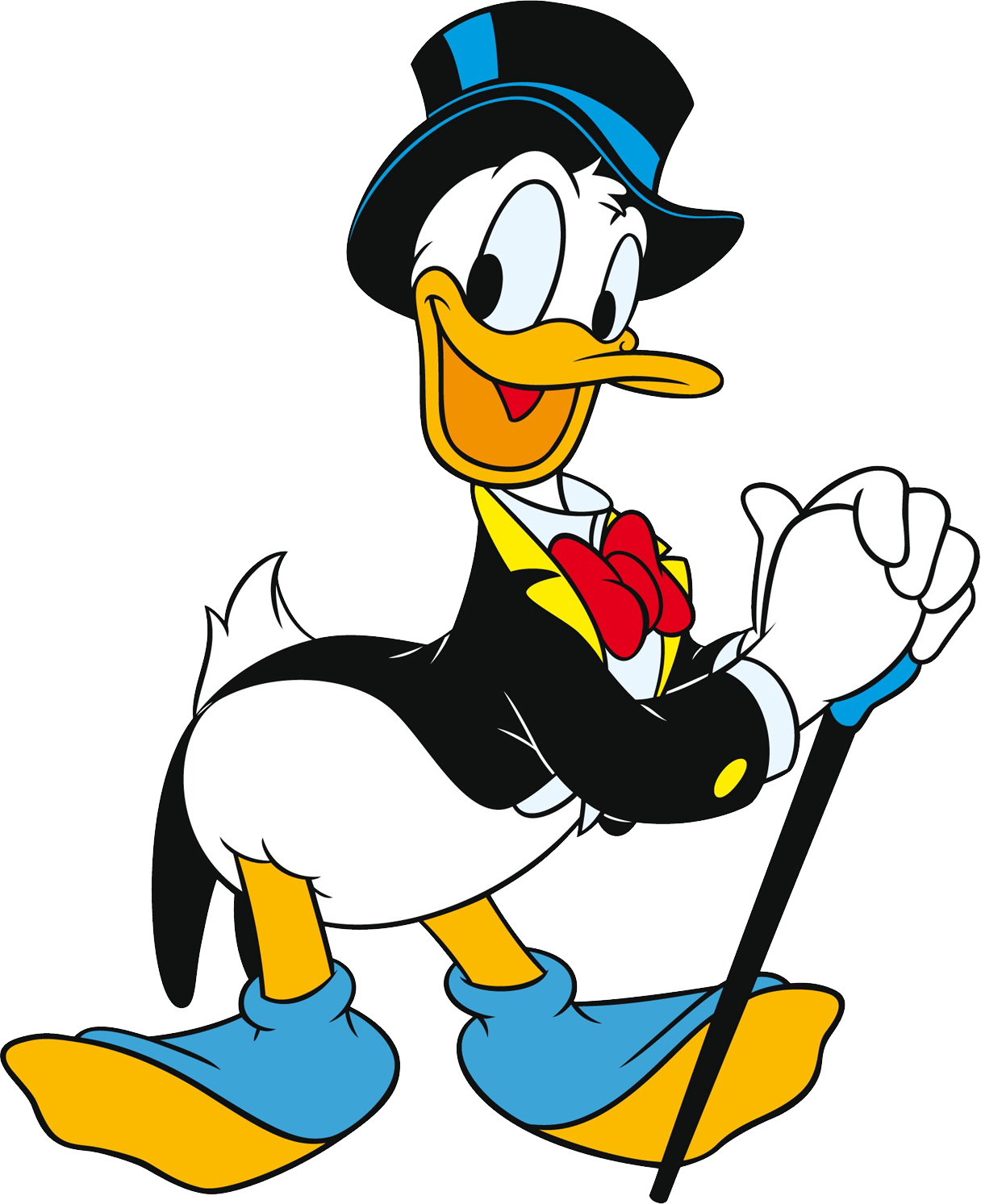 Donald Duck Bow Tie Template - Donald Duck 3d Bp (1216x1493), Png Download