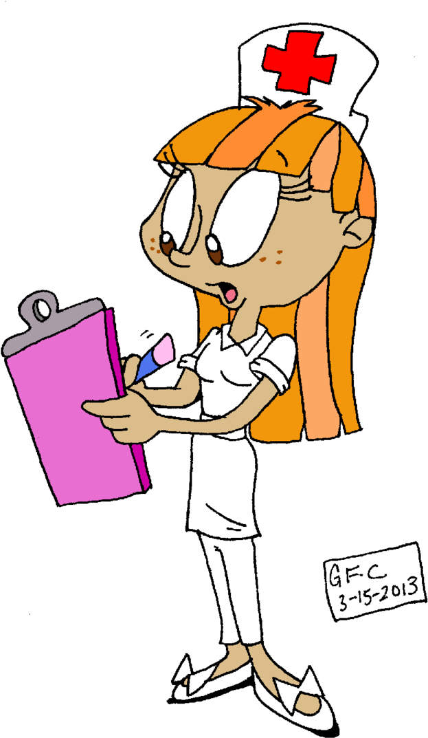 Nurse Jessica Sandals - Hot Cartoon Nurse Transparent (711x1123), Png Download