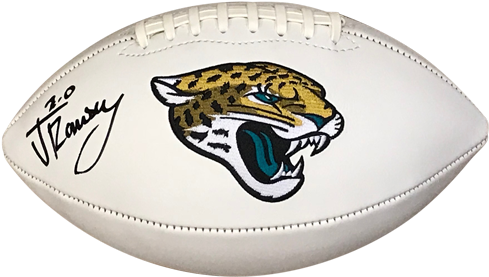 Jalen Ramsey Autographed Jacksonville Jaguars Logo - Blake Bortles Signed Football - Logo Jsa (500x500), Png Download