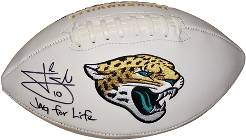 Autographed Jalen Ramsey Football - Logo Jsa (500x500), Png Download