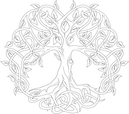 We Are One As The Tree Of Life Mirrors - Arbre De Vie Symbole (480x413), Png Download