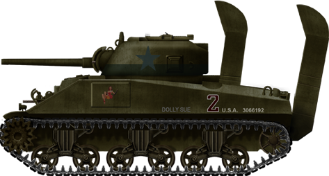 Http - //www - Tanks -encyclopedia - Com/ww2/us/medium/m4/m4 - Sherman Tank D Day (473x254), Png Download