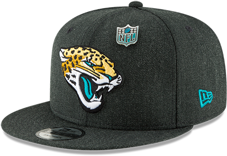Nfl Jacksonville Jaguars New Era Heather Grey With - Men's Jacksonville Jaguars New Era Black Floral 9fifty (600x480), Png Download