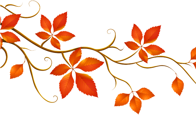 Foliage Clipart Decor - Fall Clip Art (640x480), Png Download