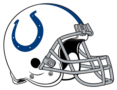 Indianapolis Colts - Indianapolis Colts Helmet (400x308), Png Download