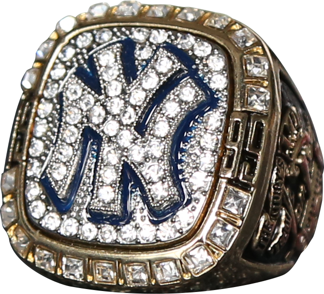 New York Yankees On Twitter - 1999 New York Yankees World Series Ring (653x593), Png Download