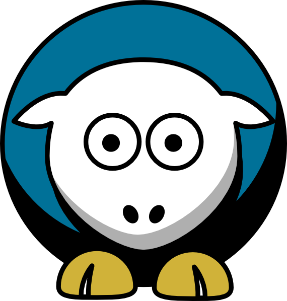 Original Png Clip Art File Sheep 4 Toned Jacksonville (570x598), Png Download