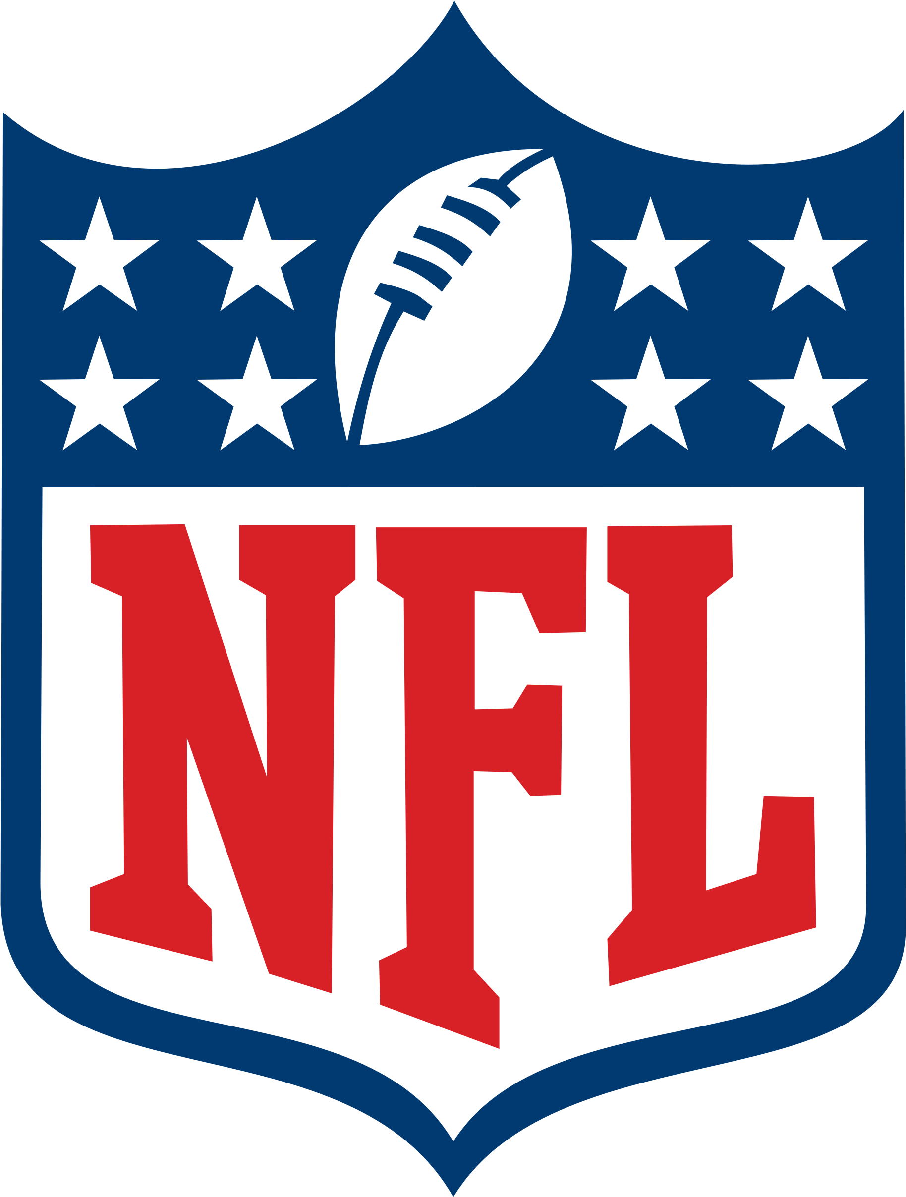 Pittsburgh Steelers At Indianapolis Colts Game - National Football League Logo Png (2000x2633), Png Download
