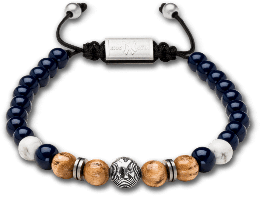 New York Yankees™ Steel Macrame Bracelet 8mm - Bracelet (1024x1024), Png Download