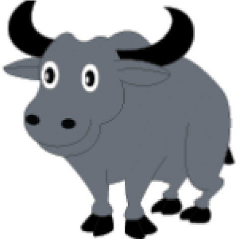Buffalo Clipart Png - Cartoon (640x480), Png Download