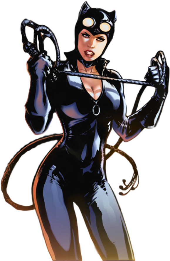 Catwoman - Png - Catwoman Transparent (595x896), Png Download