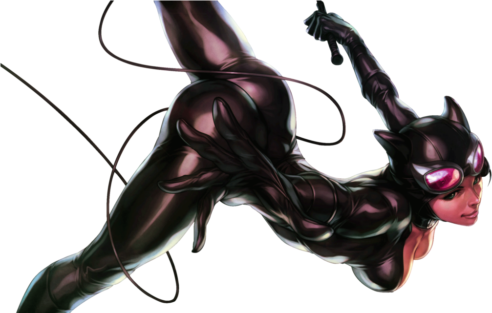 Catwoman Render By Staindhand On Deviantart Png Transparent - Cat Woman (1024x640), Png Download
