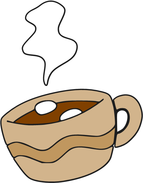Hot - Cartoon Hot Chocolate With Marshmallows (523x663), Png Download