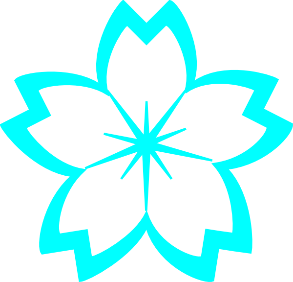 How To Set Use Blue Sakura Clipart (600x576), Png Download
