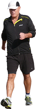 Running Man Png Image - K Way Le Vrai Eiffel (350x350), Png Download