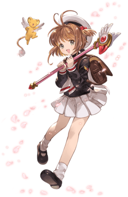 480px-sakura Kinomoto A - Granblue Fantasy Cardcaptor Sakura (480x400), Png Download