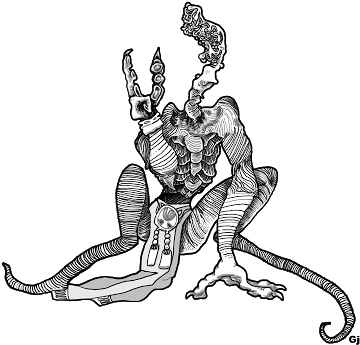 Hereticwerks - Drawing (400x396), Png Download
