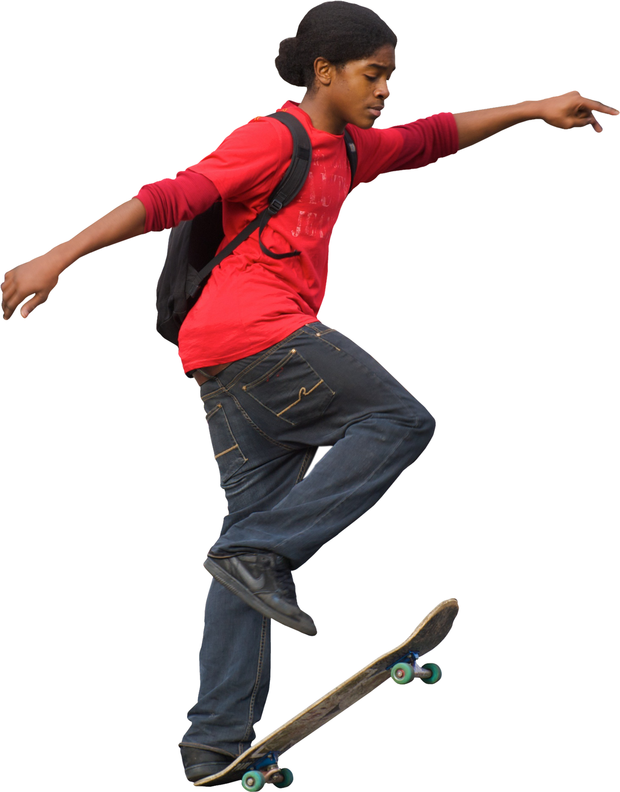 Browse And Download Kids Png Pictures - Boy On Skateboard Png (1600x1600), Png Download