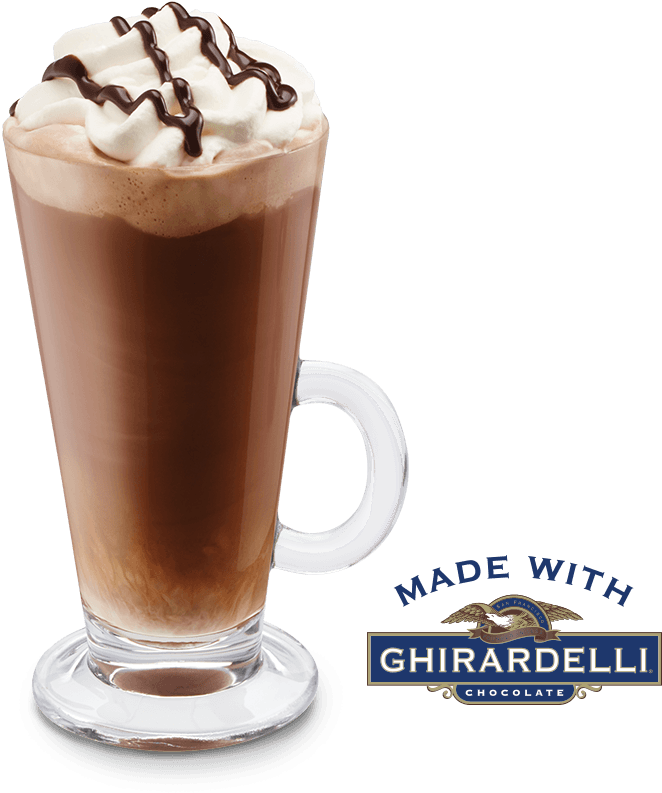 Deluxe Hot Chocolate - Ghirardelli Baking Bar, Premium, White Chocolate - (1294x882), Png Download