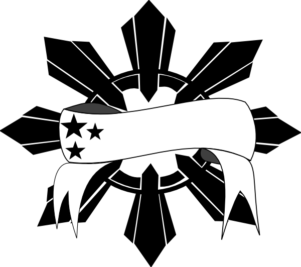 Philipines Clipart Sun Vector - Three Star And The Sun Logo (600x532), Png Download