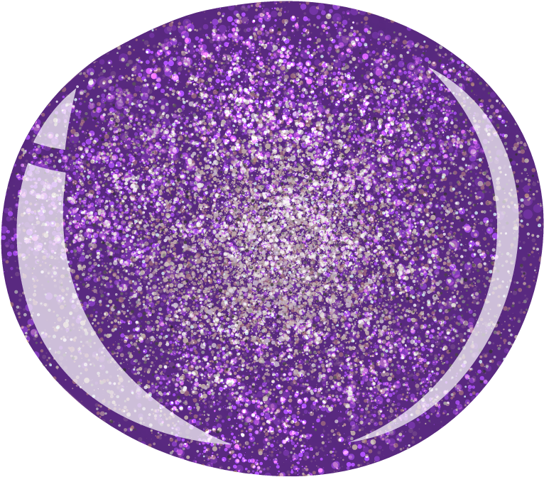 Picture Of Halo Purple Sparkle - Silver (1000x1000), Png Download