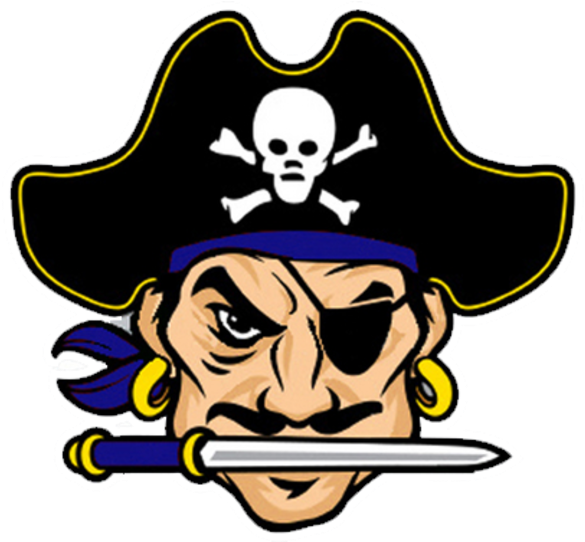 Basketball Clipart Pirate - Seneca Raiders (720x541), Png Download