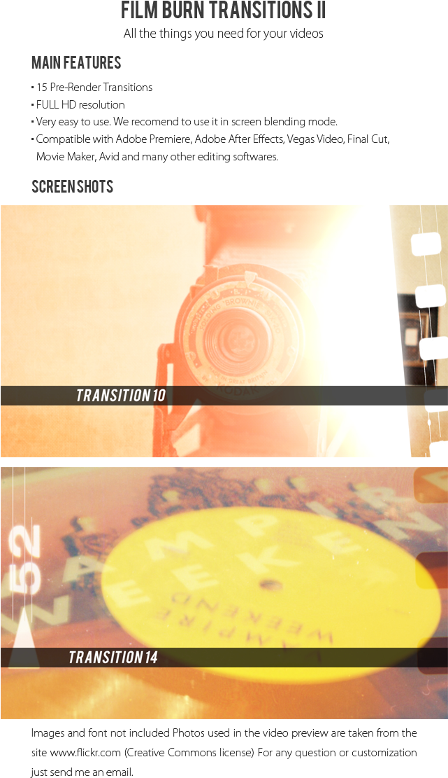 Template, Full Hd, Optical Flares, Leaks, Retro, Hipster, - Film (640x1136), Png Download