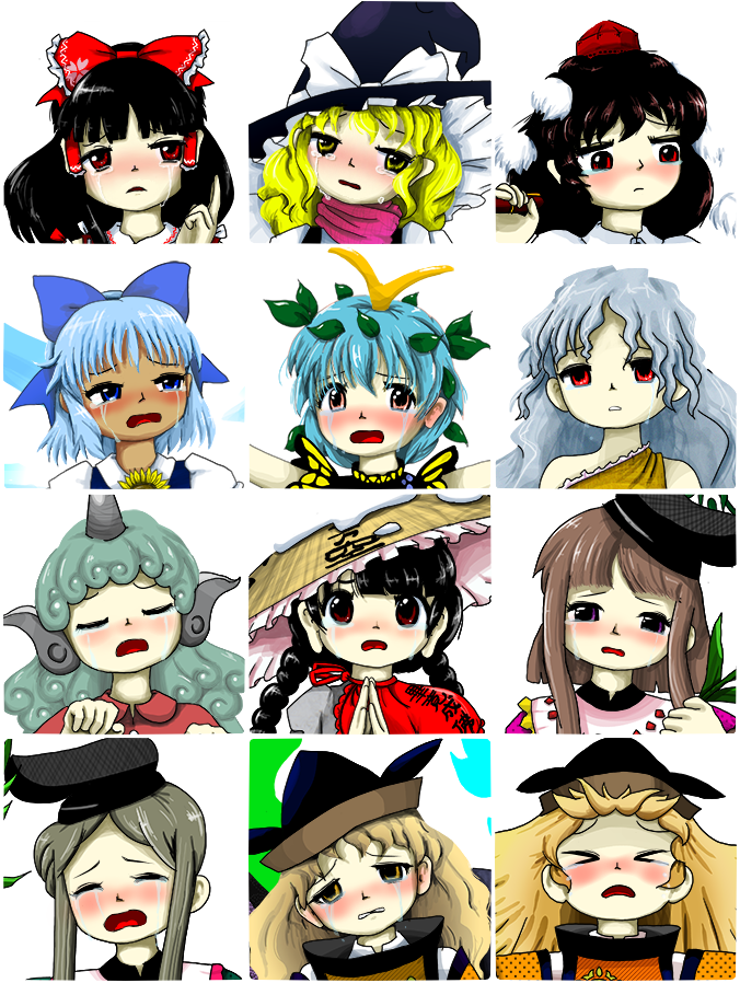 Imperishable Night Hidden Star In Four Seasons Facial - Touhou Satono And Mai (676x898), Png Download