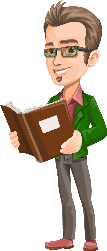 Ai, Png, Pdf, Eps Author - Cartoon Man Vector Png (439x1024), Png Download