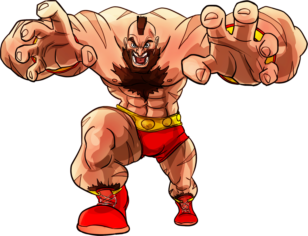 Street Fighter Zangief - Zangief Street Fighter Png (1071x822), Png Download
