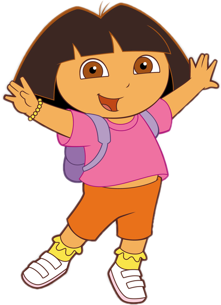 The Explorer Made Up Graphic Freeuse - Dora The Explorer Png (540x720), Png Download