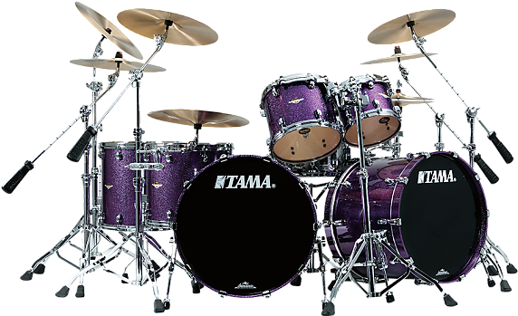 Tama Starclassic Maple Lars Ulrich World Wired 6pc - Lars Ulrich Drum Set (620x356), Png Download
