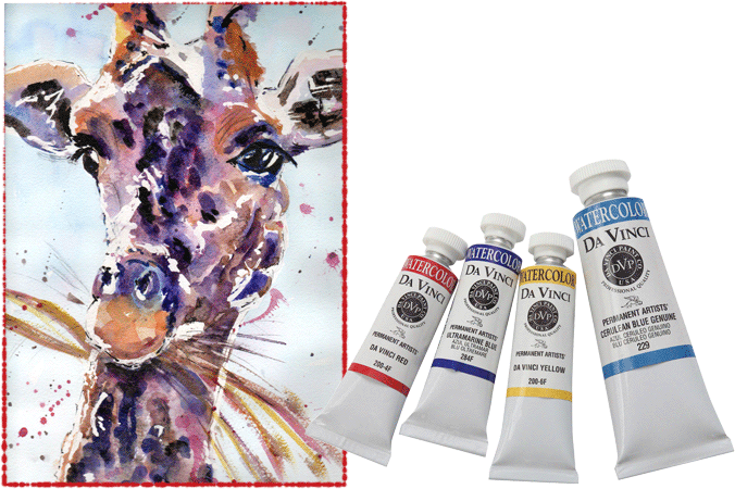 Artist Of The Year 2013" - Da Vinci Watercolor Cerulean Blue 37ml (676x450), Png Download