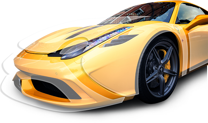 Paint Protection Film - Ferrari 458 (669x418), Png Download