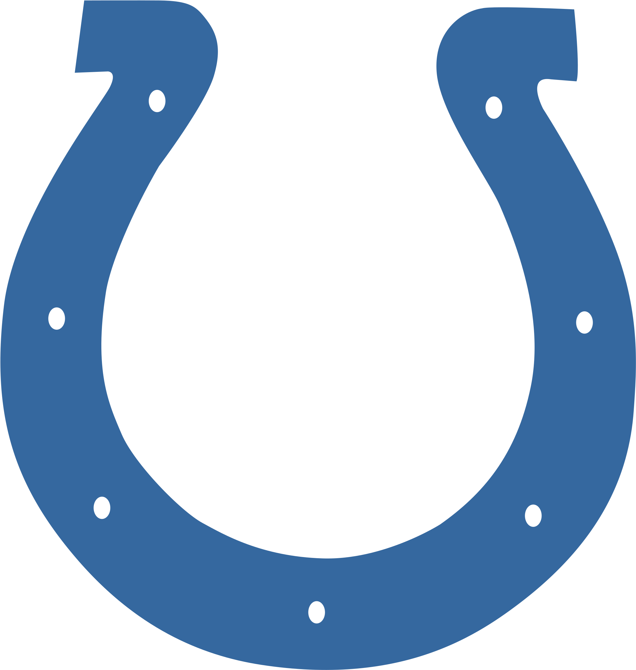 Indianapolis Colts 3 Logo Png Transparent - Indianapolis Colts Logo (2400x2400), Png Download