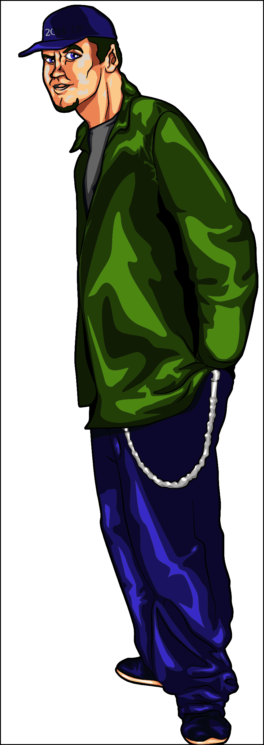 This Free Icons Png Design Of Shady Ne'er Do Well Guy (852x2400), Png Download