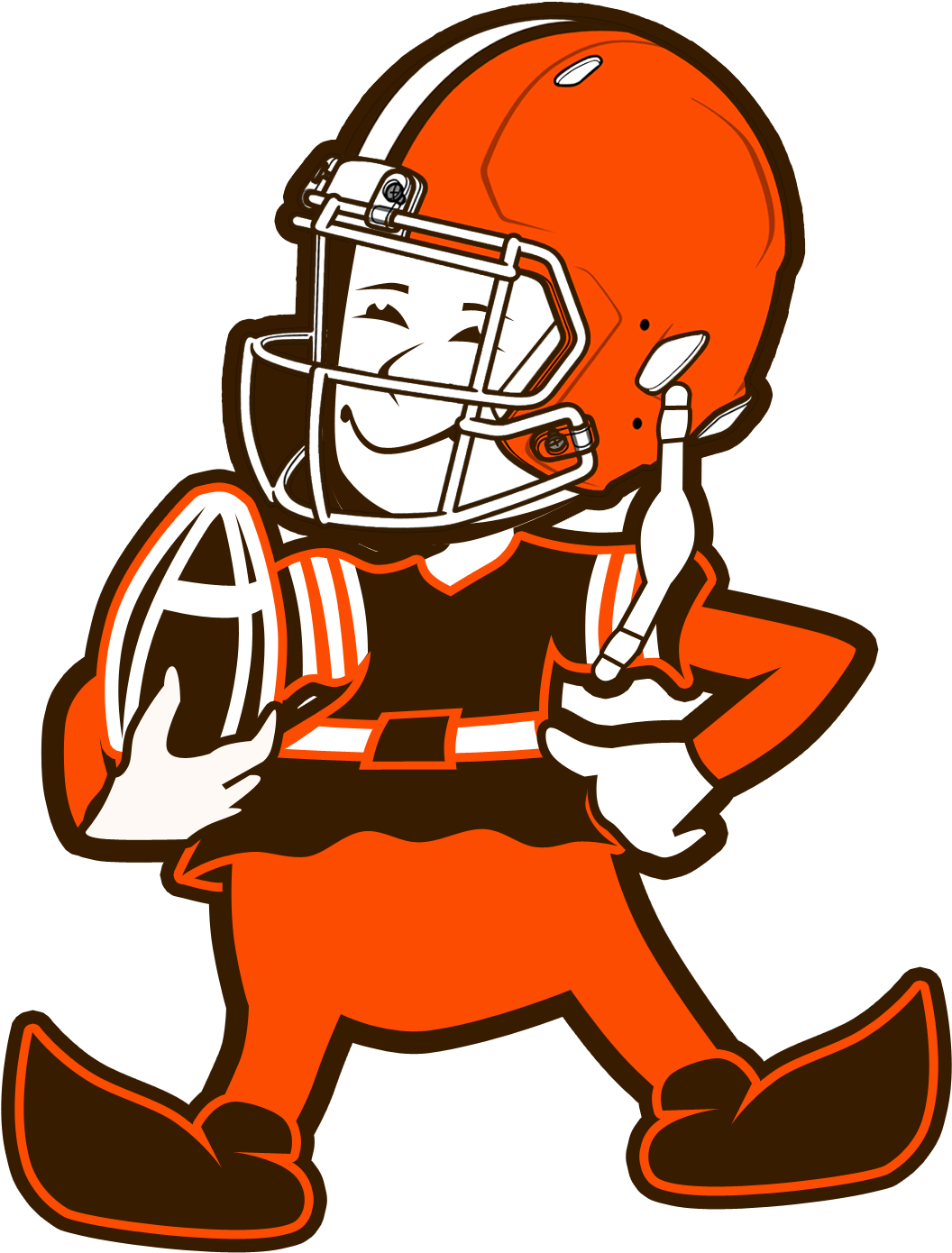 Clipart Resolution 1181*1575 - Mascota De Cleveland Browns (1181x1575), Png Download